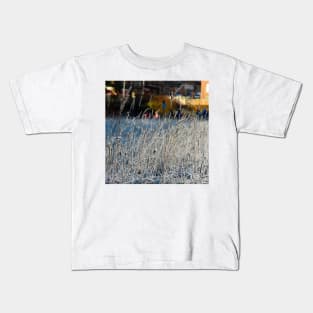 Frozen field in the outskirts of Glasgow Kids T-Shirt